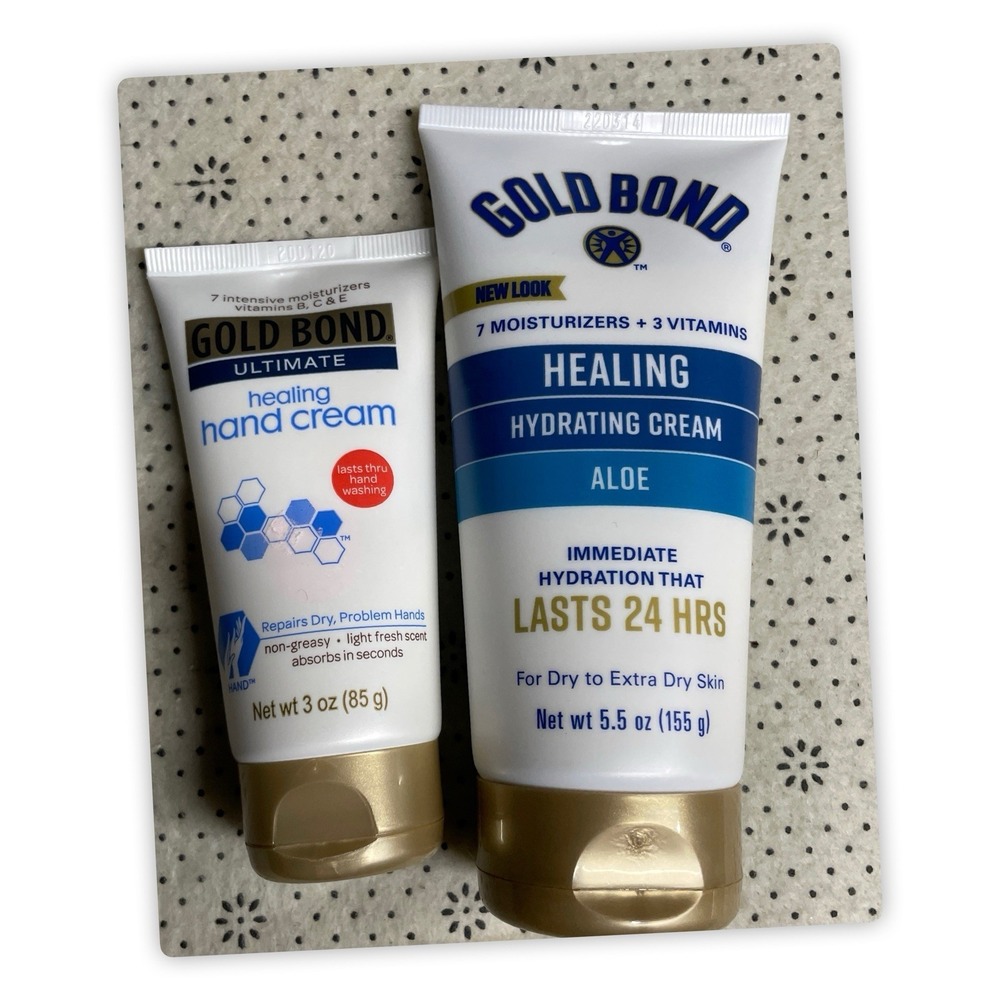 Gold Bond Hand Cream & Hydrating Cream, 2‎ Items